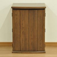 エイ・アイ・エス 仏壇台 音夢（ねむ） 幅500×奥行400×高さ695mm ダークブラウン BUDH-901 DBR 1台（直送品）