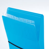 リヒトラブ(LIHIT LAB.) AQUA DROPs ドキュメントファイル A4 赤（レッド） A5056-3