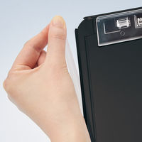 リヒトラブ(LIHIT LAB.) クリップボード＜スタンド付＞ A4 クリヤー A5167-1 1枚