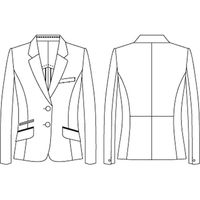 チクマ ヘリンボーンxウィンドウペン ジャケット AR4842-2-9（直送品）