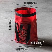 角利産業 A.T.FIELD 無縫製ワークバッグ 10L 2号機モデル エヴァンゲリオン ATF-702（直送品）