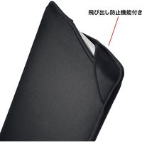 サンワサプライ PCインナーバッグ 封筒型 15インチワイド対応 ブラック IN-WETSL15BK 1個