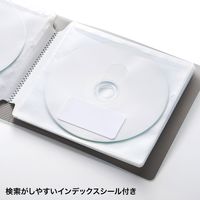 サンワサプライ CD・DVDケース ファイルタイプ 12枚収納 ブラック FCD-FL12BK 1個