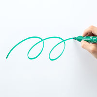 アスクル ホワイトボードマーカー 中字平芯 緑 1箱（12本入）  オリジナル