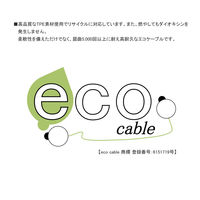 Vodaview　HDMIケーブル　HDMI[オス]-HDMI[オス]　1m　ホワイト　ECO(エコ)ケーブル　VV-HDMI010AA-WE