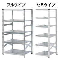 メタルシステム スチールラック 収納 シェルフ 棚 幅97.7x高さ157.6x奥行40.0 5段 MS9155d4 1セット（直送品）