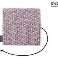 サキ ロールペンケース・和柄 麻の葉柄/ムラサキ(セット:9個入) 4990630661107 1セット(9個入)（直送品）