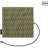 サキ ロールペンケース・和柄 ヤガスリ柄/マッチャ(セット:9個入) 4990630661121 1セット(9個入)（直送品）