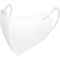 白元アース ビースタイル UVカットマスク 立体 ふつうサイズ ホワイト 1袋（3枚入）