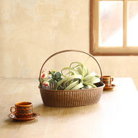 スパイス ブリキハンドル付きオーバルトレイS BAGS2221CP 1個（直送品）