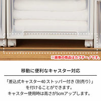 【引き出し収納】 天馬 フィッツ モノ L-53 ブラック 110013990 1個