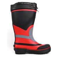 ZIPLOA HB-770 カラー長靴 胴太 M     ブラック コーコス信岡 1足（直送品）