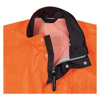 ZIPROA Z-1300 NEWベーシックレインスーツ 3L    オレンジ コーコス信岡 1着（直送品）