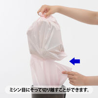 伊藤忠リーテイルリンク トイレ用ポリ袋ロールタイプ （サニタリー袋） ピンク（2000枚：20枚巻×100本）