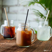 パックスタイル 紙ストロー 6φ×210mm 未晒(袋入) 603945 1袋(100個)（直送品）