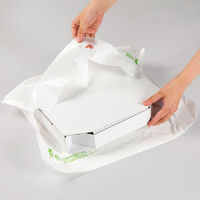 福助工業 持ち帰り袋 ステイブルバッグバイオ25 乳白 No.80 0482536 1袋(100個)（直送品）