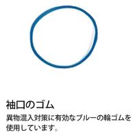 パックスタイル ポリ手袋 PS ポリグローブロング 袖口ゴム付 青 00493319 1袋(30個)（直送品）