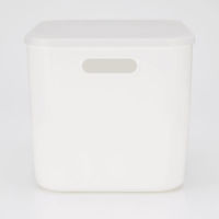 無印良品 やわらかポリエチレンケース 大 約幅25.5×奥行36×高さ24cm 良品計画（わけあり品）