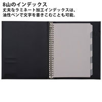 マルマン ジウリス バインダー B5 26穴 ブラック F509B-05 1冊