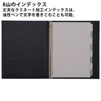 マルマン ジウリス バインダー A4 30穴 ブラック F988B-05 1冊