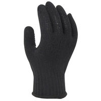 小野商事 すべり止め軍手 ブラック AG395 1組(10双)