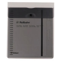 ロルバーン ケース L クリアグレー ノートカバー デルフォニックス（Rollbahn）