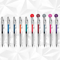 ぺんてる ゲルインクボールペン エナージェルインフリー 0.5mm 10色セット ノック式 BLN75TL-10 3セット