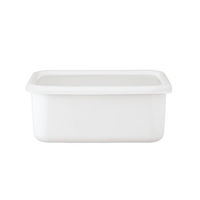 富士ホーロー IH対応 琺瑯コンパクト4点セット(ミルクパン14cm、五徳、保存容器2点) OT24-GT.SET 1セット(4点)