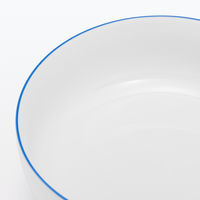 無印良品 日常の器 ボウル 中 ブルーライン 約直径16.5cm 良品計画