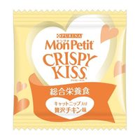モンプチ クリスピーキッス 猫 総合栄養食 贅沢チキン味 24g 3袋 キャットフード おやつ