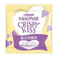 モンプチ クリスピーキッス 猫 総合栄養食 贅沢お魚＆チキン味 24g 6袋 キャットフード おやつ