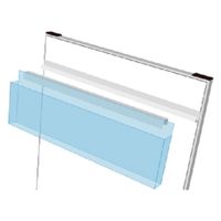 常磐精工 カタログケーススタンド看板 Uタイプ A2両面 ウエイトアーム・水タンクセット KCSKU-A2R-3SET 1セット（直送品）