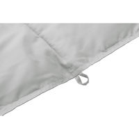 アイリスオーヤマ 羽毛布団 シングル 掛け布団 抗菌防臭 防ダニ シンサレート かけ布団 寝具 介護 人工羽毛掛け布団 KKF-SB12-S グレー 1枚