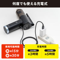 電動エアダスター & ハンディクリーナー CD-ADE6BK 1個 サンワサプライ（直送品）