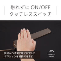 デスクライト クランプ型 スワン電器 ブラック シンプル 調光 調色 レディックエグザーム DIVA LEX-996BGY 1個