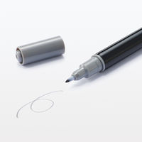 無印良品 慶弔ツインペン 墨 うす墨 1セット（5本） 良品計画
