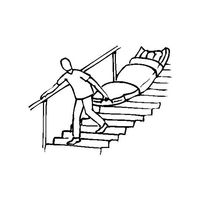 スーガン オプティマルエバックシート 避難搬送用シート 10-080191 1枚 66-0007-59（直送品）