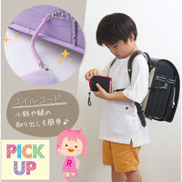 レイメイ藤井 コイルコード&小銭入れ付きパスケース ブラック GLP1193B 1個