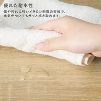 【軒先渡し】萩原 ごみ箱上ラック 幅805×奥行420×高さ855mm ブラウン KR-3771BR 1台（直送品）