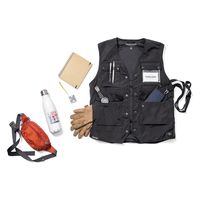 Makku AS-3890 マルチサックヒートベスト ブラック LAS-38901枚（直送品）