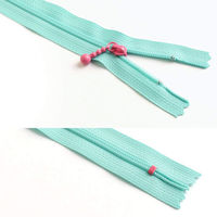 日本紐釦貿易(Nippon Chuko) Y.K.K ポーチ用カラフルファスナー レモン×ミント 14cm 5本 3CF14-CO16（直送品）