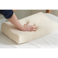 西川 ソフトタッチ低反発まくら(ふつう) ピローケース付 ベージュ 2435-55935 1袋（直送品）