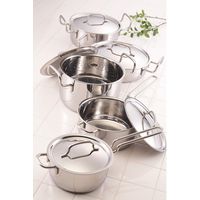 宮崎製作所 ジオ・プロダクト ステンレス鍋5点セット GEO-501G 1箱（直送品）