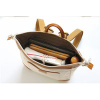 ブレイヴ HaL 倉敷産帆布×姫路レザー ベーシックトート&ショルダー&リュック キナリ HAL88500-BE 1袋（直送品）