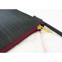 中川満 リップ　クラッチショルダー ブラックストライプ L-1503-V 1袋（直送品）