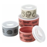 山加商店 リサ・ラーソン ラインアート レンジ4点セット LL10ー82ー4 1箱（直送品）