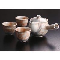 服部天龍 萩焼 松尾邑華作 御本手 番茶器揃 邑華ー1 1箱（直送品）