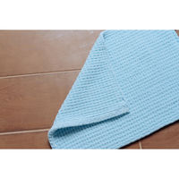 山崎産業 SUSU抗菌タオルスタイルバスマットS 36×50 ブルー 1箱(1枚入) 4903180200757（直送品）