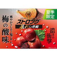 湖池屋ストロング 暴れしそ梅 3袋 湖池屋 ポテトチップス スナック菓子 おつまみ