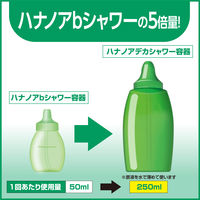 ハナノア 鼻うがい デカシャワー たっぷりの洗浄液で鼻の奥まで一気に洗える （鼻洗浄器+水で薄める濃縮原液10包） 1個
